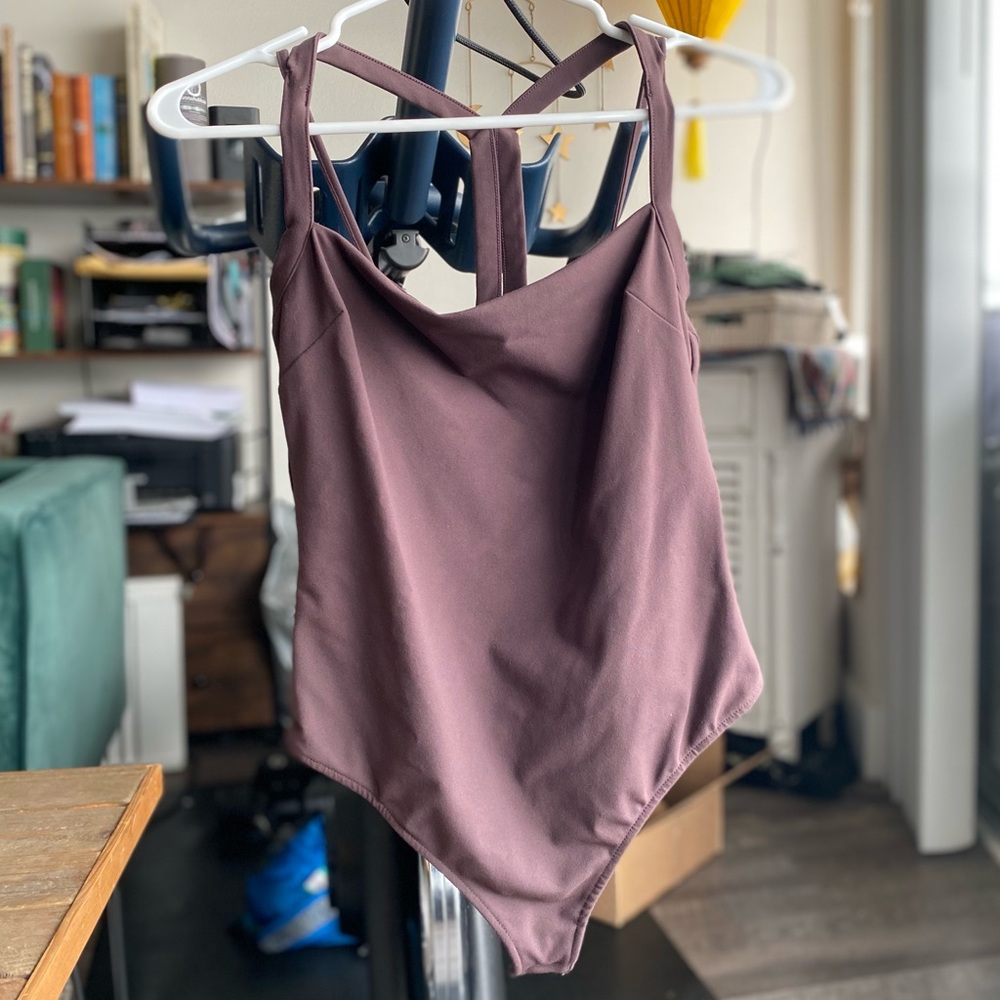 Free People Purple Bodysuit